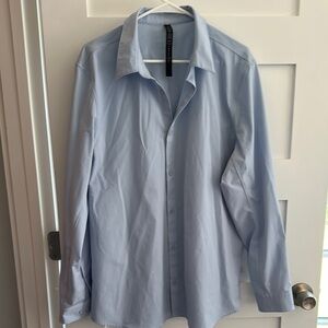 Lululemon Athletica Blue Casual Button Down Shirt